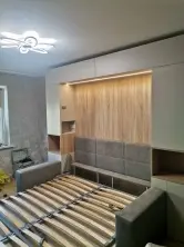 Кровать трансформер с диваном подсветка